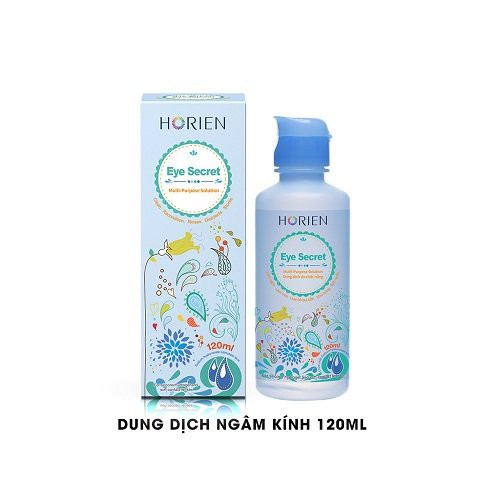 kính áp tròng cận Combo kính áp tròng không màu dùng 3 tháng + nhỏ mắt 15ml + dung dịch ngâm 120ml Eye Secret Conta