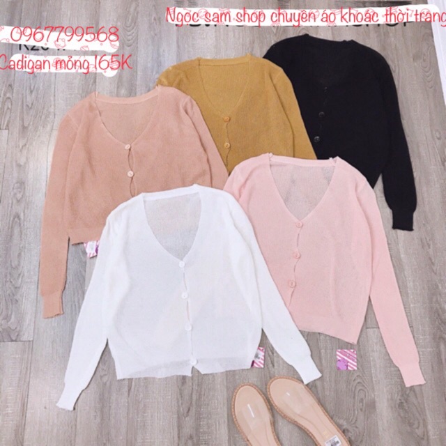 ÁO CADIGAN MỎNG NHẸ SIÊU XINH | BigBuy360 - bigbuy360.vn