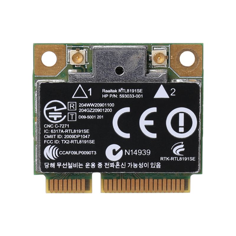 Thẻ Wifi Không Dây 802.11 B / G / N Mini Chất Lượng Cao 593533-001 593034- 001 Cho HP CQ42 G42 G62 G