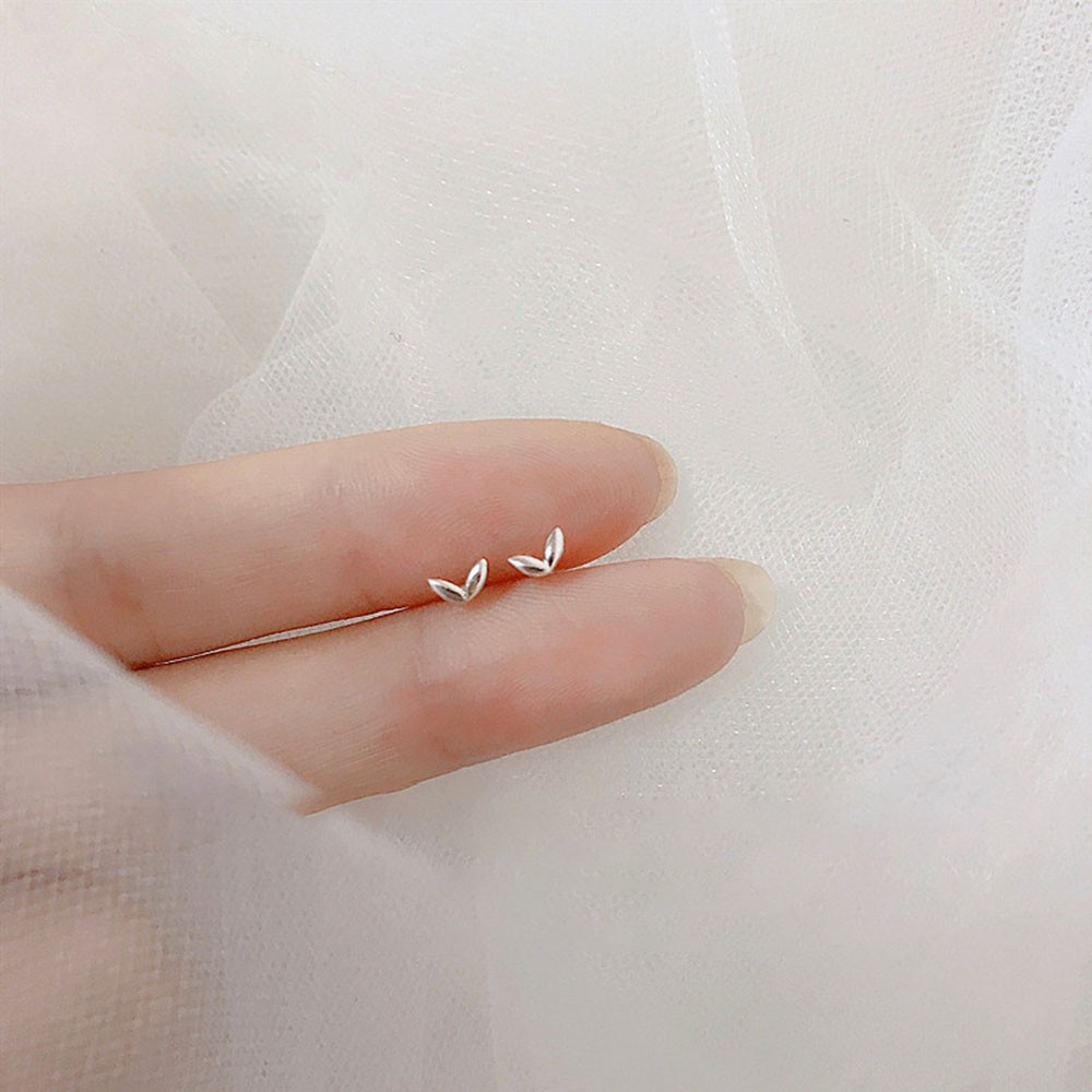 Khuyên Tai Nữ Trang Tạo Hình Mầm Cây Độc Đáo