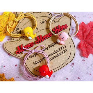 ❣Ảnh thật❣️ Cột Tóc Bé Khủng Long Siêu Cưng- Dây Cột Tóc Giá Rẻ  [SIEU SALE]