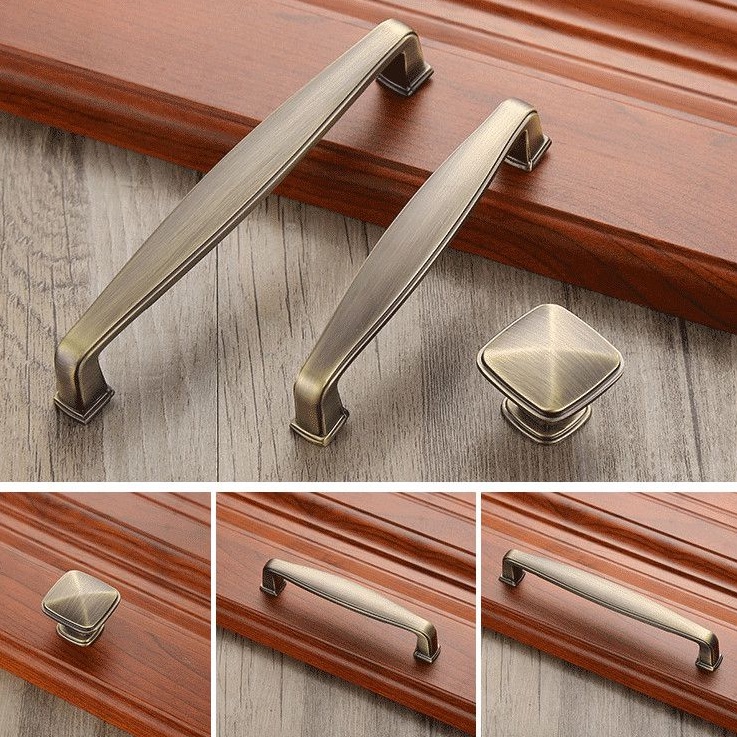 Tay Nắm Ngăn Kéo Tủ Màu Vàng Kim Tiện Dụng Cho Nhà Bếp