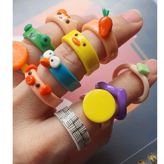 Nhẫn đất sét handmade heo xinh