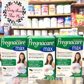 Vitamin tổng hợp cho bà bầu Prregnacare max  84 viên hành chính hãng Úc