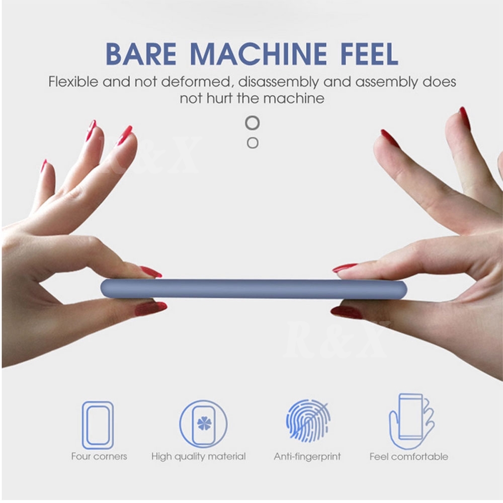 Ốp Lưng Silicone Mềm Màu Trơn Đơn Giản Cho Realme C17 C12 C11 C15 C3 6i 6 Pro 5i 5 Pro 3