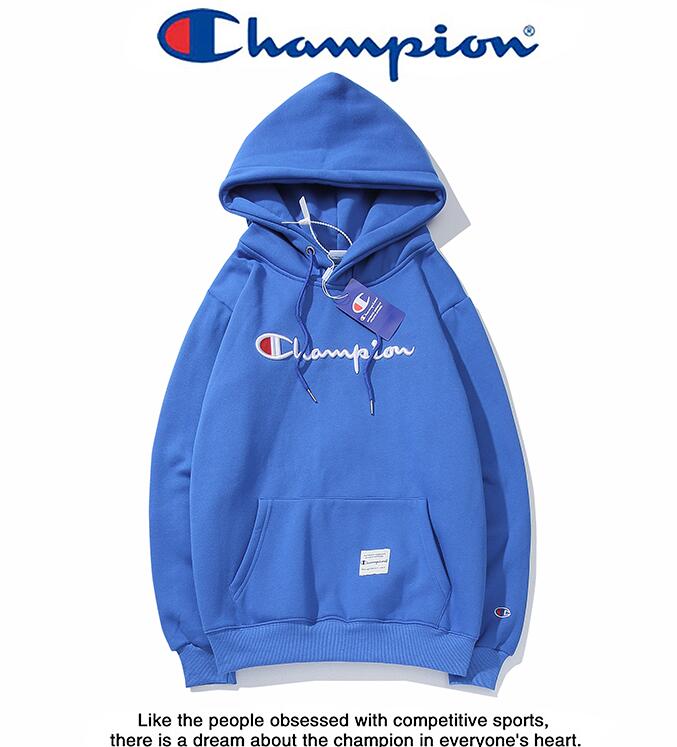 [ Mã 12FASHIONSALE1 giảm 10K đơn 50K ] Áo Hoodie Thêu Chữ Champion Size S-3XL Thời Trang