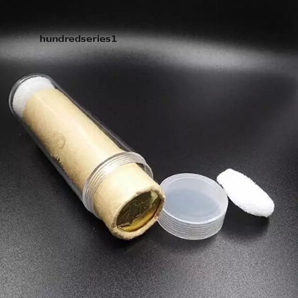 Ống nhựa tròn trong suốt 30mm đựng tiền xu