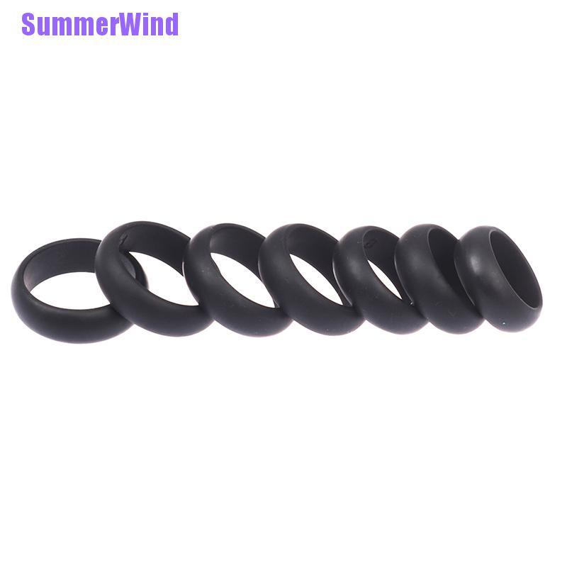 Nhẫn Đính Hôn Bằng Cao Su Màu Đen Họa Tiết Hoạt Hình