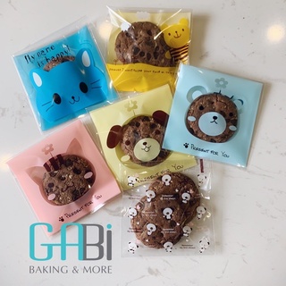 Túi đựng cookie mép dán hình động vật