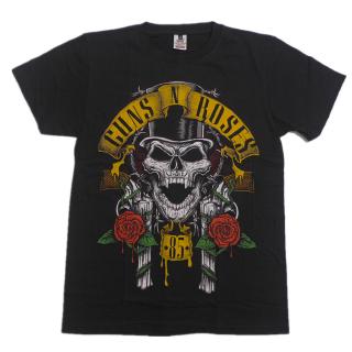 Áo thun ngắn tay in tên nhóm nhạc guns n Roses