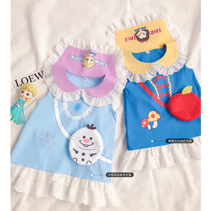 Đầm Sát Nách Họa Tiết Hoạt Hình Thời Trang Mùa Hè Hàn Quốc Cho Bé Gái