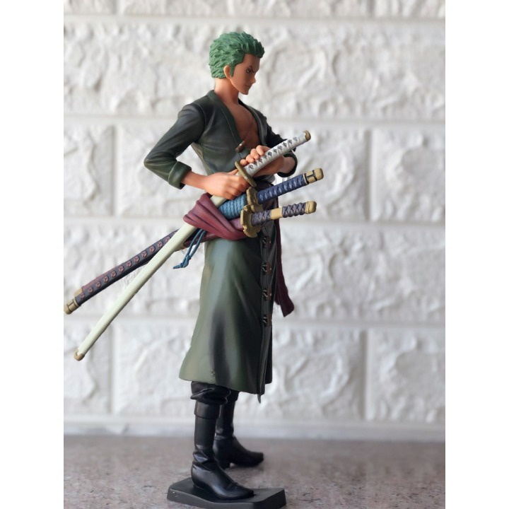 Mô hình One piece Zoro grandista cực nét cao 28cm, mô hình anime decor trang trí để bàn, figure one piece đẹp