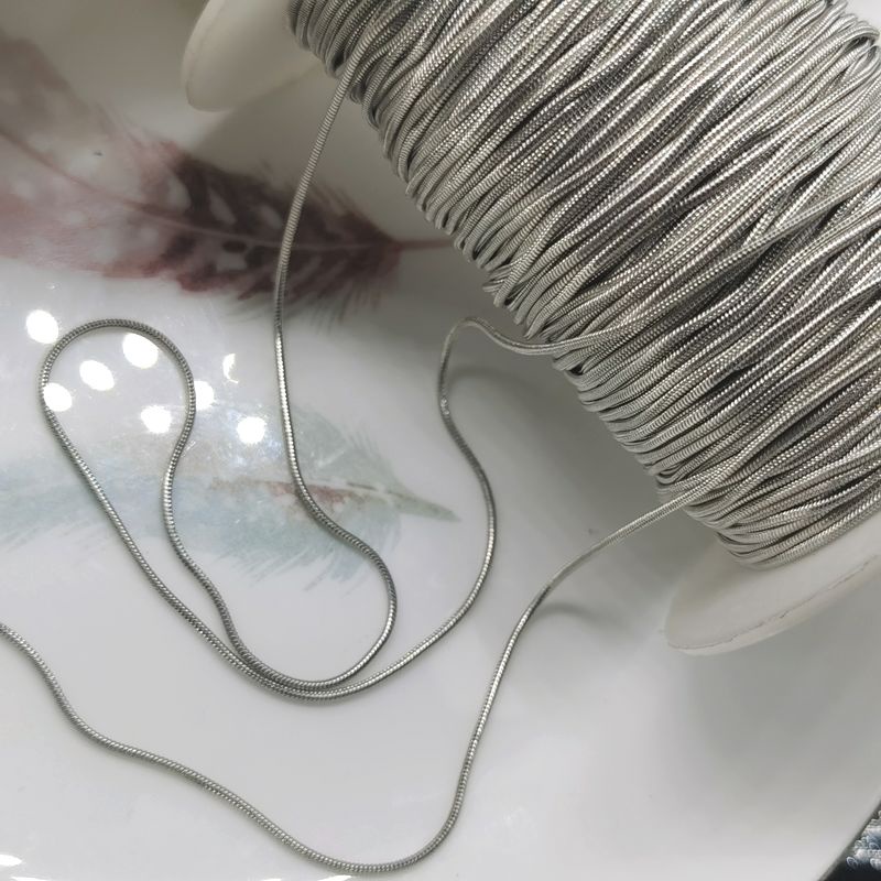 Dây Chuyền Đồng Mạ Vàng/Bạc 1m Đính Vỏ Sò Hình Vuông Tự Làm Trang Sức Đơn Giản