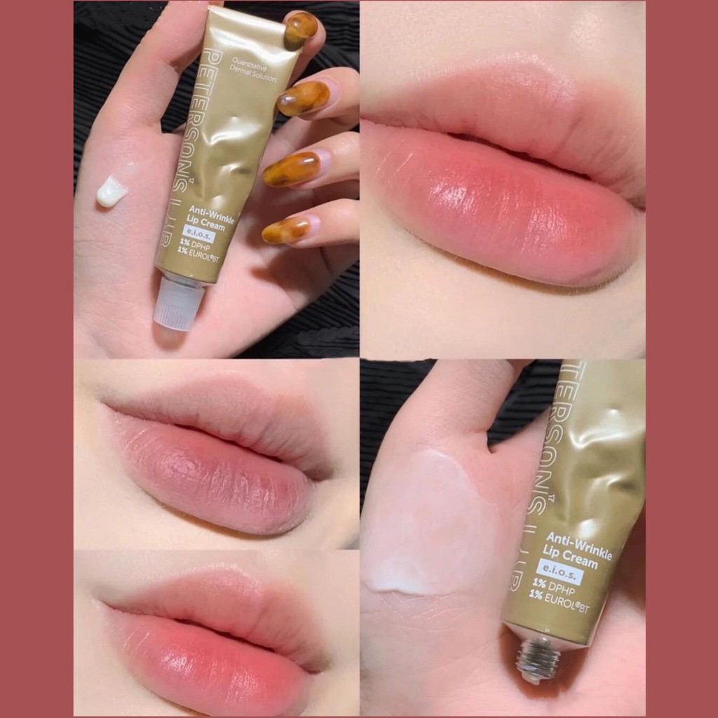 Son dưỡng PETERSON’S LAB chống lão hóa mờ nếp nhăn môi Anti-Wrinkle Lip Cream dưỡng ẩm môi mềm căng mọng PELA01 | BigBuy360 - bigbuy360.vn