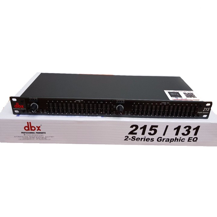 equalizer dbx 215 - lọc âm karaoke dbx