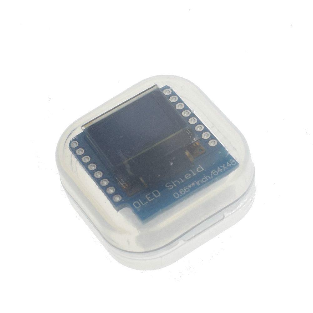 Màn Hình Lcd 0.66 "Inch 64x48 Iic I2C Oled Led 0.66 Inch Cho Wemos D1 Mini Esp32