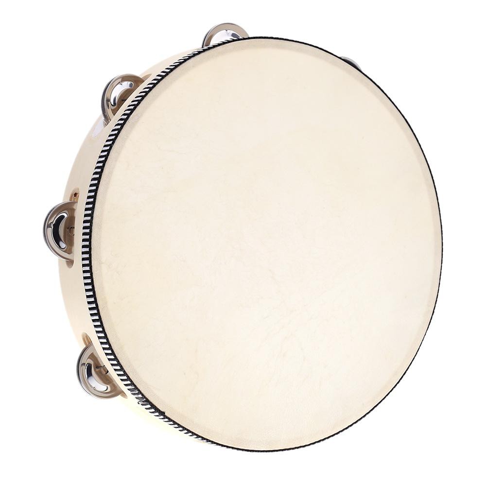 Trống Tambourine 10" cầm tay chuyên dụng cho các bữa tiệc