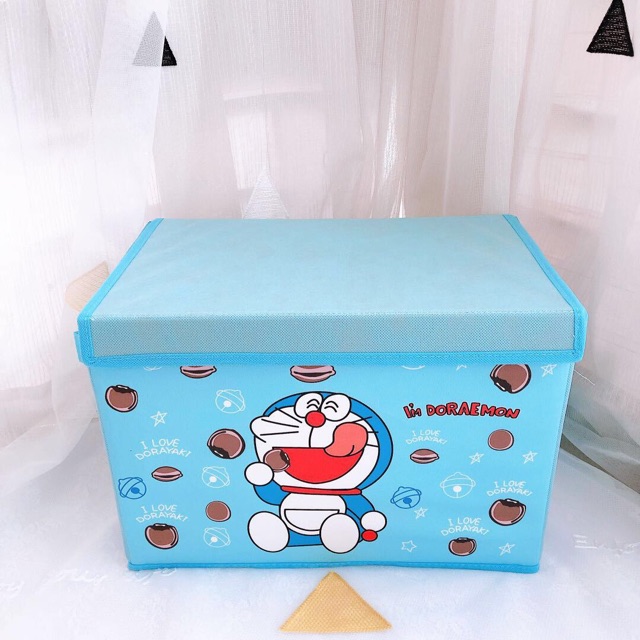 Hộp đựng đồ Doraemon có nắp đậy ❤️Doraemon Shopp❤️