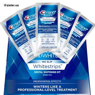 [Hàng Mỹ Nhập] Dán trắng răng CREST 3D White Whitestrips - Professional Effect ( gói lẻ)