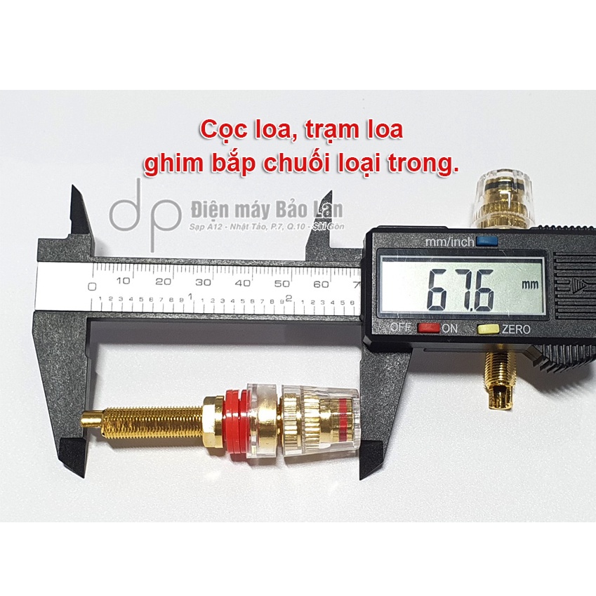Cọc loa ,trạm loa ghim bắp chuối loại trong