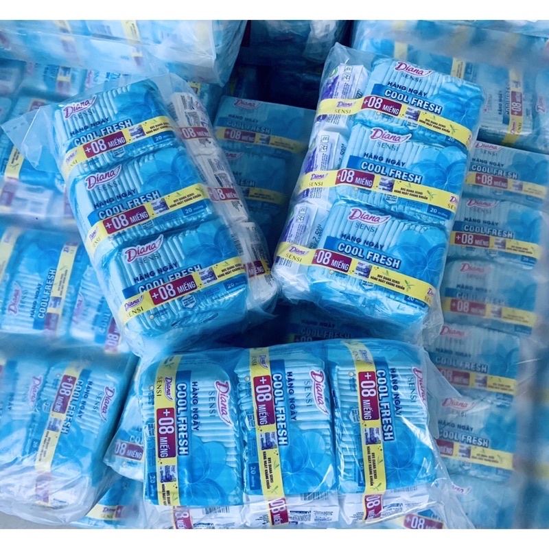 Băng vệ sinh hàng ngày Diana Sensi cool frseh gói 20 miếng