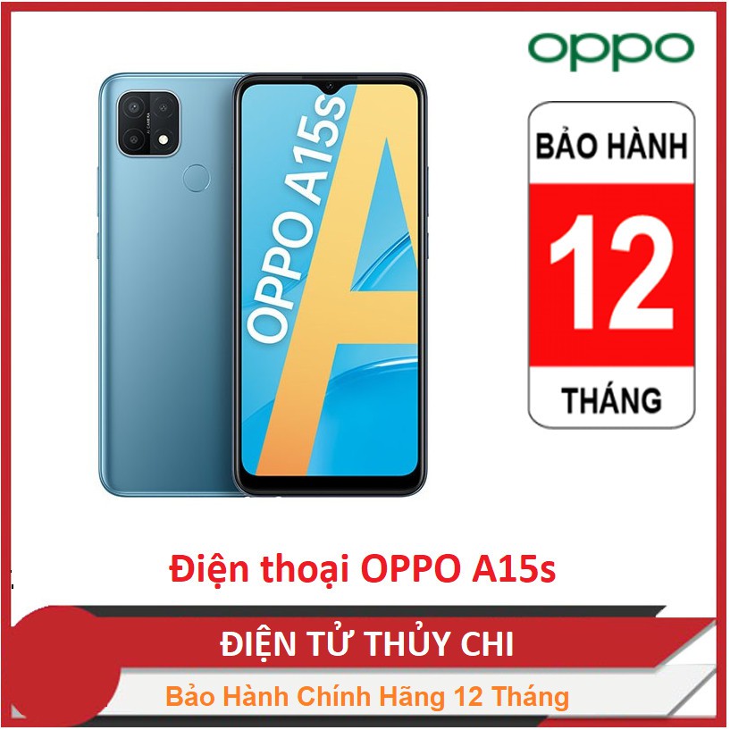 Điện thoại OPPO A15s - Hàng Chính Hãng Mới Nguyên Seal !