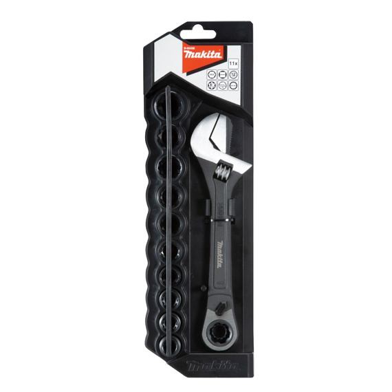 Bộ Cờ Lê Và Đầu Tuýp Xuyên Tâm 11 Cái Makita B-65458