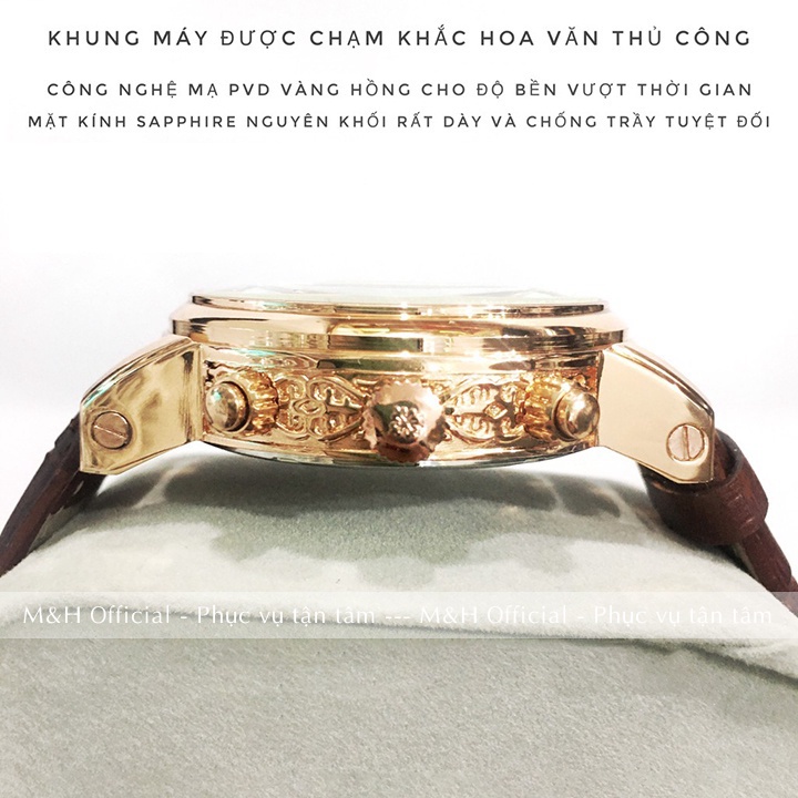 Đồng hồ đeo tay nam Pattek Phillipe 6685 dây da cao cấp, chạy 6 kim, thời trang sang trọng đẹp giá rẻ [Tặng thêm pin] | BigBuy360 - bigbuy360.vn