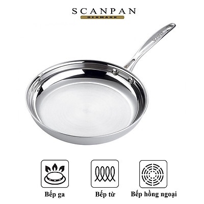 Chảo inox Scanpan Impact 24cm 71002400 đáy từ