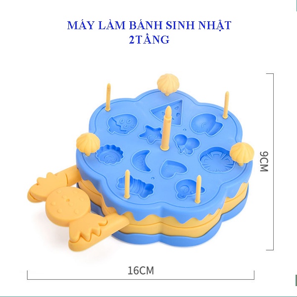 ĐỒ CHƠI MÁY LÀM BÁNH SINH NHẬT 2, 3 TẦNG 39 CT CHO BÉ GÁI, BÉ TRAI