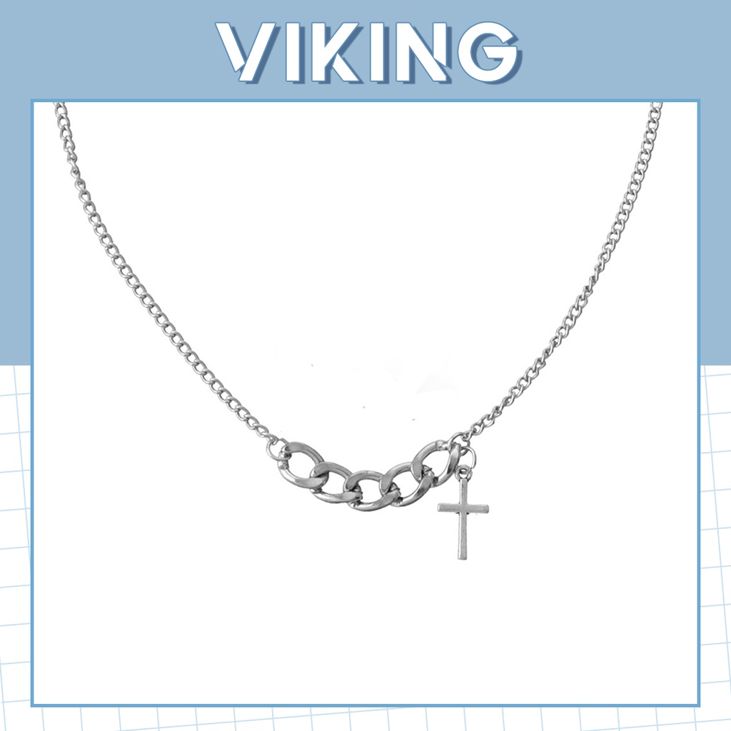 Vòng Cổ Dây Chuyền Nữ Charm Chữ Thập Nhỏ Cá Tính N12