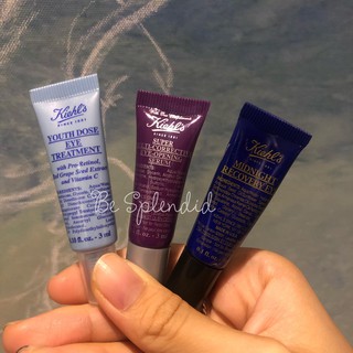 [Minisize] Kiehl's - Kem mắt Midnight Recovery Eye/Youth Dose Eye/Super Multi Corrective Eye Opening 3ml