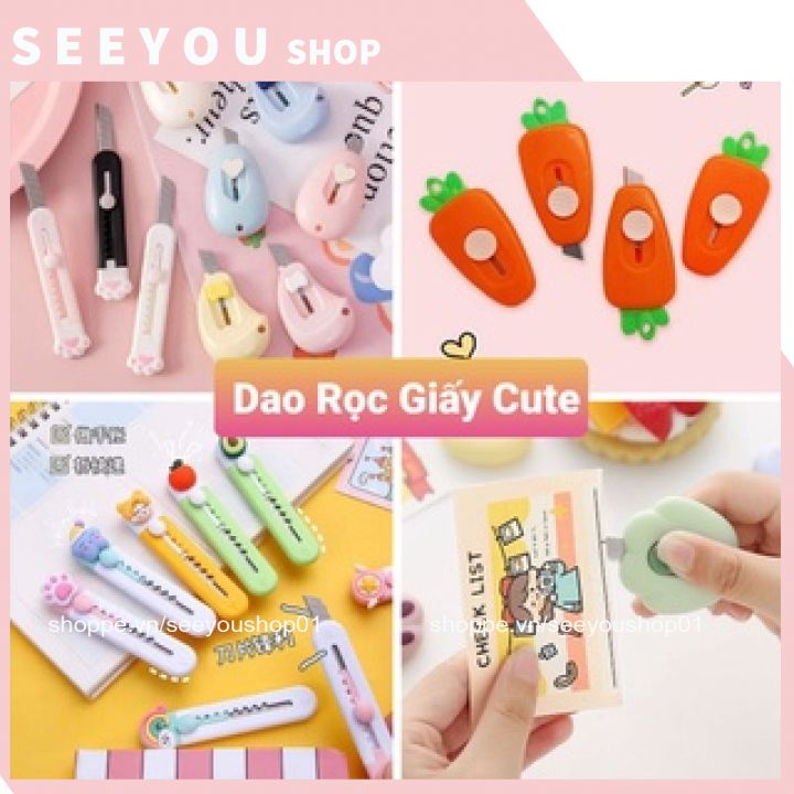 TỔNG HỢP Các Mẫu Dao Rọc Giấy Mini Dễ Thương - See you shop