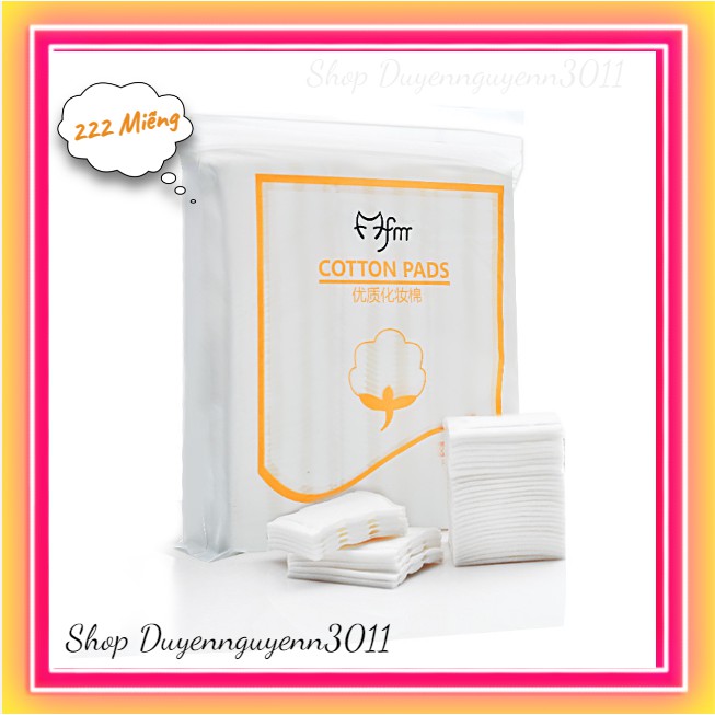 Bông tẩy trang Cotton Pads 222 Miếng/gói