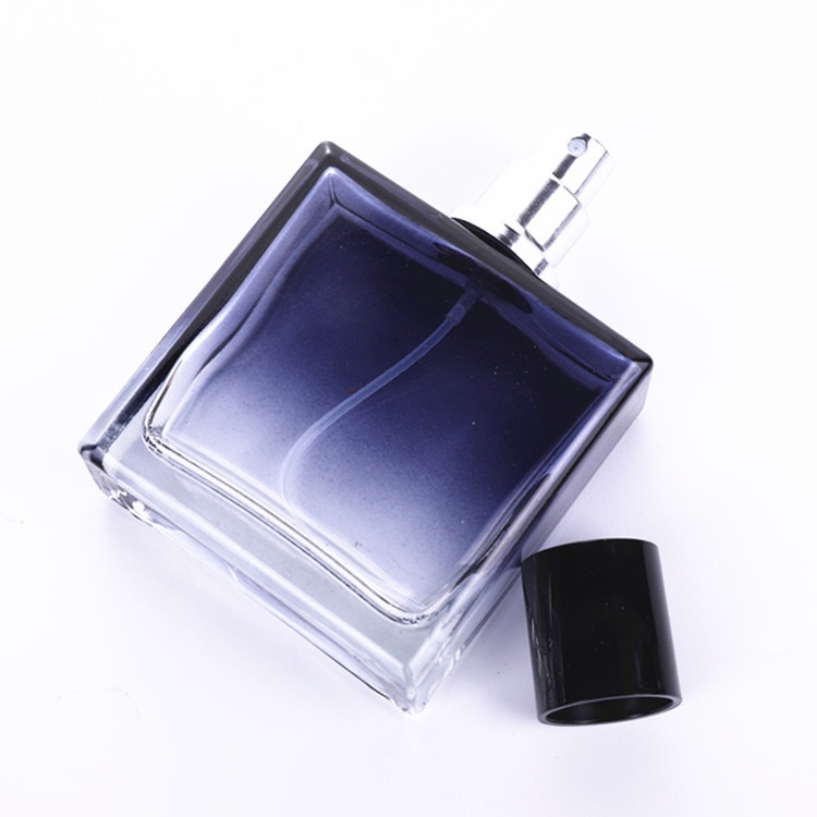 Lọ Chiết Nước Hoa Rỗng Bằng Thủy Tinh Màu Xanh Dương Gradient Sang Trọng 30/50ml