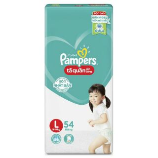 Tã quần pampers giữ dáng l54, xl48