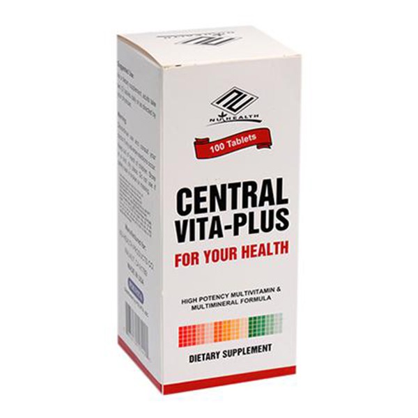 Central Vita-Plus - Bổ sung vitamin và muối khoáng cho người mới dậy, suy nhược cơ thể - Hộp 100 viên