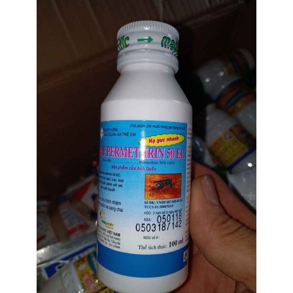 THUỐC DIỆT MUỖI ,kiến ,gián PERMETHRIN 50EC