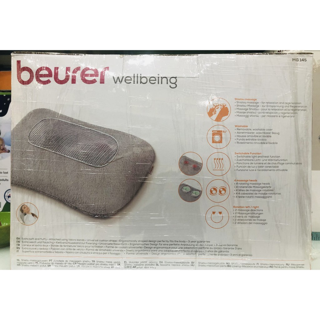 Gối massage có đèn hồng ngoại Beurer MG145