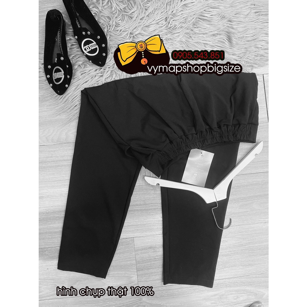 Quần baggy bigsize form quần tây siêu co giãn 40-100kg