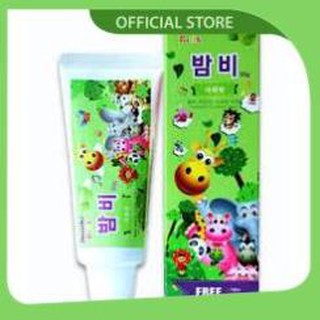 ✔️Kem đánh răng trẻ em Hàn Quốc Bambi - Giao màu ngẫu nhiên