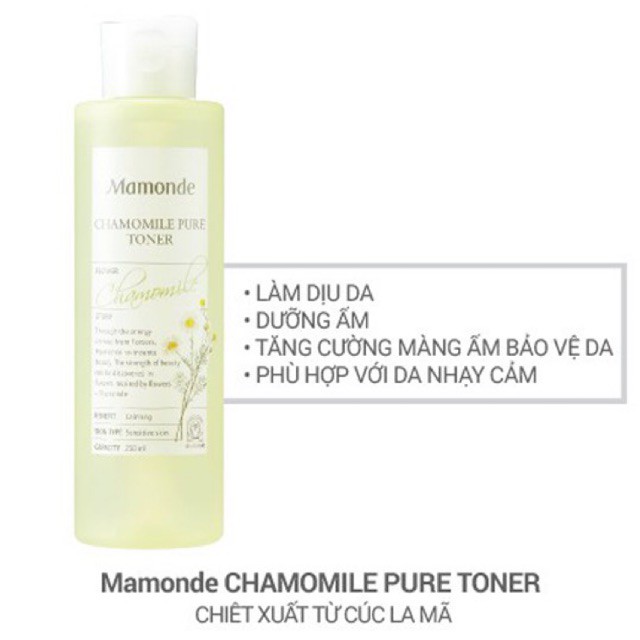 Nước Hoa Hồng Mamonde Pore Clean Toner 250ml