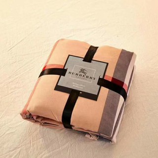 set chăn ga gối burberry