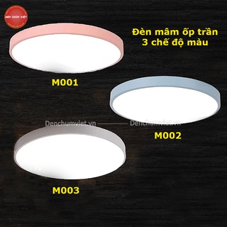 Đèn Mâm led ốp trần phòng ngủ, phòng khách, bếp... chip led siêu bần, đèn phòng khách