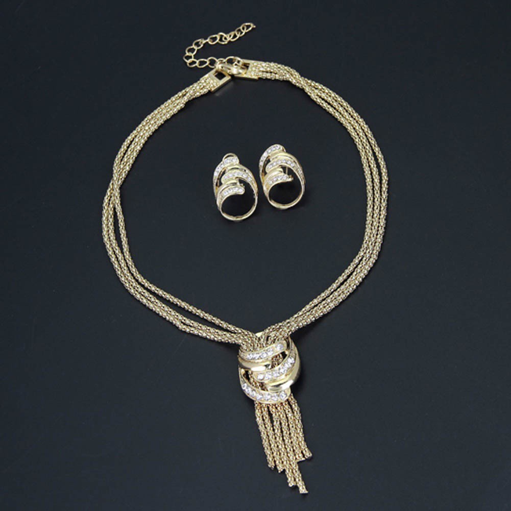 Set trang sức đính đá thời trang nữ