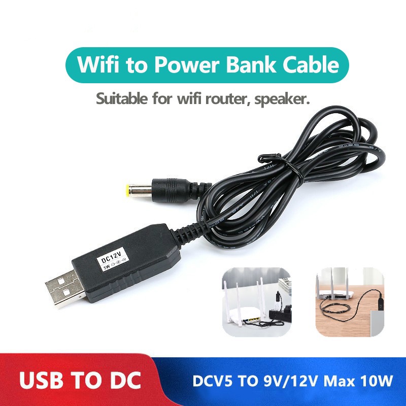 Cáp chuyển đổi Wifi từ Dc 5V sang 12V/5V sang 9V / 5V sang USB 5V