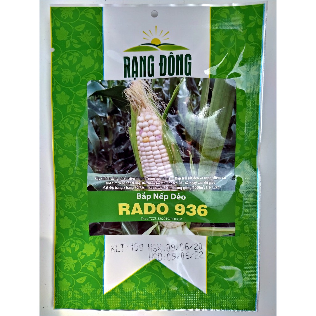 Hạt Giống Bắp Nếp Dẻo RADO 936