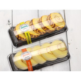 [QP-B033] SỈ 100 Hộp Nhựa Đựng Bánh Xếp Dáng Bậc Thang Kèm Nắp PET Trong Cao Cấp