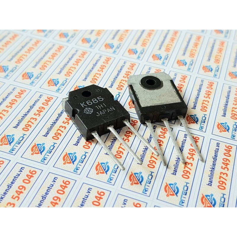 [Combo 2 chiếc] K685 2SK685 Mosfet Kênh-N 1000V/5A TO-3P