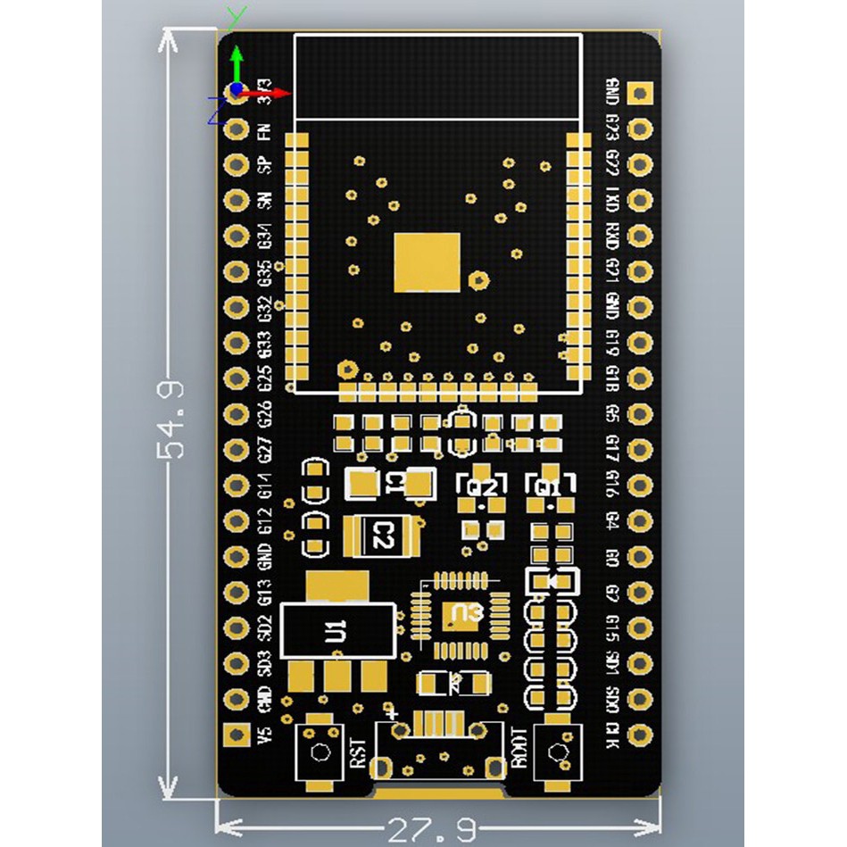 [MUMU] Bảng Mạch Phát Triển Esp32 Wifi+Bluetooth Esp-32 Esp-32S Esp 32